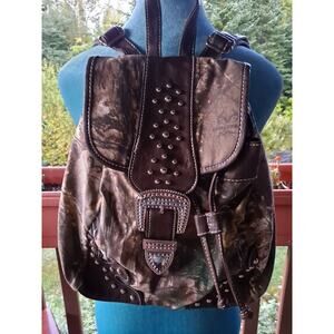 Realtree AP Womens Camo Fashion Backpack Camouflage Western Style Purse Handbag